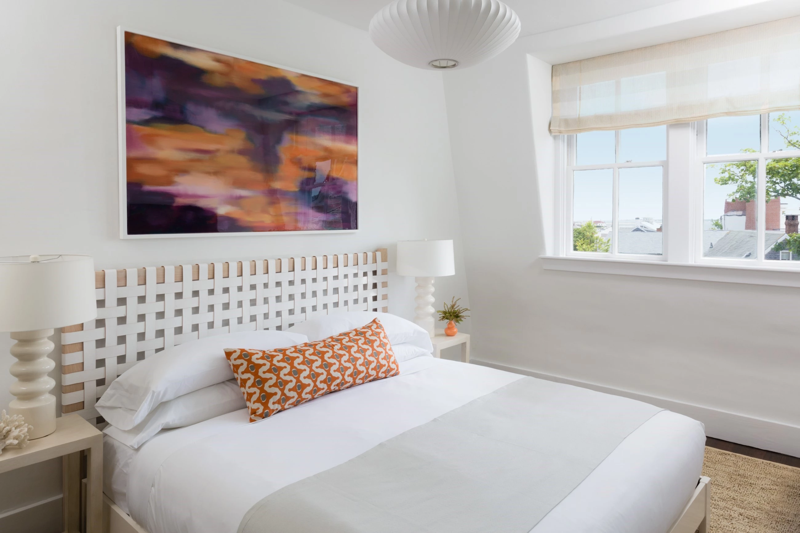 King deluxe water view room at 21 Broad Hotel